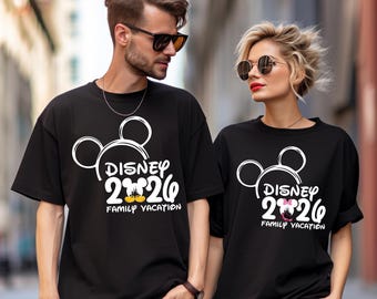 Disney Family Shirt 2026, Comfort Colors Shirt, Disney Vacation Shirt, Disneyworld Shirt, Disney Family 2026 Trip Tee, Disney Shirts 192630