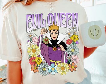 Custom Disney Villains Shirt, Comfort Colors Disney Shirt, The Evil Queen Ursula Maleficent Shirt, Hades Cruella Captain Hook Shirt 192027