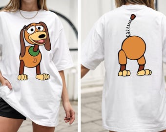 Funny Slinky Dog Shirt, Slinky Dog Head Butt Shirt, Toy Story Dog Tee, Comfort Colors, Disney Family Shirts
