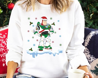 Toy Story Christmas Sweatshirt & Hoodies, Disney Family Trip Hoodie, Woody Hoodie, Jessie Hoodie, Buzz Slinky Rex Alien Sweatshirt, 192079