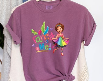 Camiseta de la Princesa Fancy Nancy de Disney, Regalo de Disney Fancy, Camiseta de Disney para niñas, Camiseta cómoda, Camiseta de la Princesa Disney, Camiseta para viaje familiar, 190909