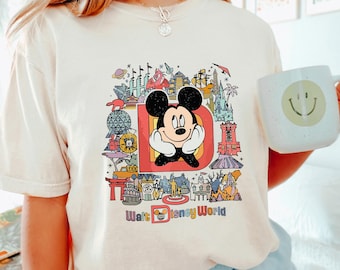 Mickey Disneyworld Shirt, Comfort Colors, Retro Walt Disneyworld Shirt, Mickey Mouse Shirt, Vintage Disneyworld Trip Shirt 192921