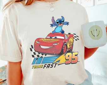 Lightning McQueen Shirt, Disney McQueen Shirt, McQueen Kids Party  Shirt, Comfort Colors, Disney Cars Shirt, Disney Family Trip Shirt 191628