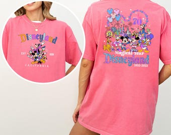 Disney Magic 70th Anniversary Shirt, Comfort Colors,Disney Family Vacation Shirt, Disneyland Anniversary Shirt, 70 Years of Magic Tee 193364