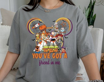 Toy Story Halloween Shirt,Comfort Colors,You've Got A Friend In Me Halloween Shirt,Halloween Toy Story Shirt,Disney Halloween Kid Tee 191682