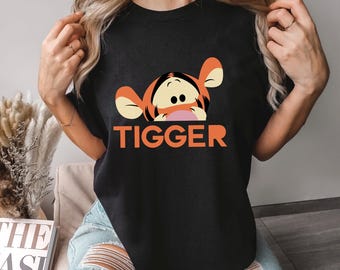 Winnie the Pooh Friends Shirt, Comfort Colors,Pooh Tigger Piglet Eeyore Shirt, Peekaboo Pooh Shirt, Matching Disney Family Trip Shirt 193004