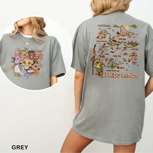 Vintage Floral Lion King Shirt, Comfort Colors, Pride Lands Shirt, Disney Timon And Pumba Tee,Hakuna Matata Shirt, Animal Kingdom Tee 193102