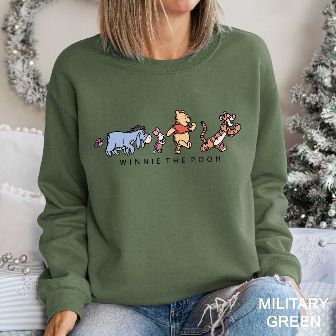Winnie the Pooh Sweatshirt, Disney Family Sweatshirt, Pooh