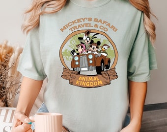 Mickey's Safari Travel & Co Shirt,Animal Kingdom Shirt, Mickey Friends Safari Shirt, Disney Safari Travel Shirt,Safari Family Tee 191194