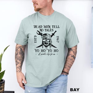 Pirates Of The Caribbean Dead Men Tell No Tales Shirt, Comfort Colors Shirt, Vintage Pirates Shirt, Retro 90s Pirates Shirt 192853