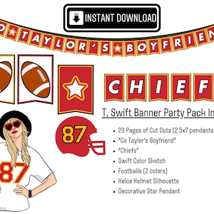TAYLOR Bowl Decorations - Swift Bowl - Taylor Football Decorations - Kansas City Decorations - Super Swift Bowl - Taylor Super Swift Banner