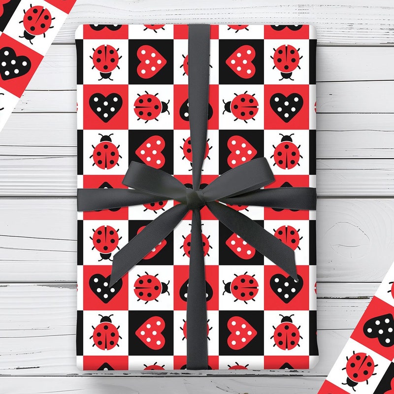 Cute Bug Wrapping Paper - Etsy
