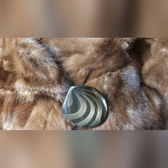 Full length vintage mink fur coat - image 5