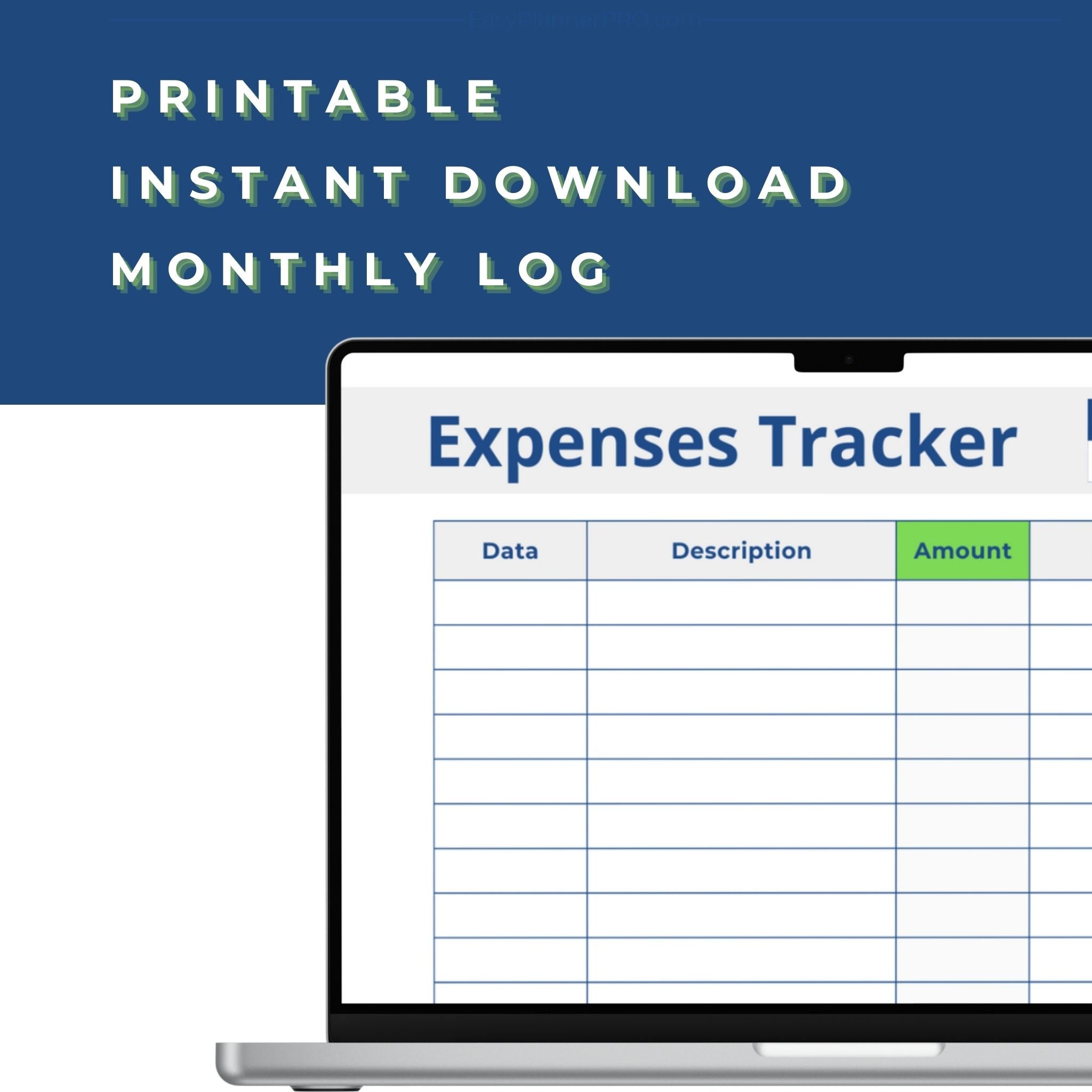 Printable Expenses Tracker, Budget Planner Pdf, Expenses Tracker ...