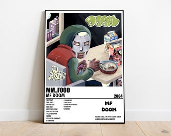 MF Doom Mm Food Album Cover Print Poster Digital Download Digital Album