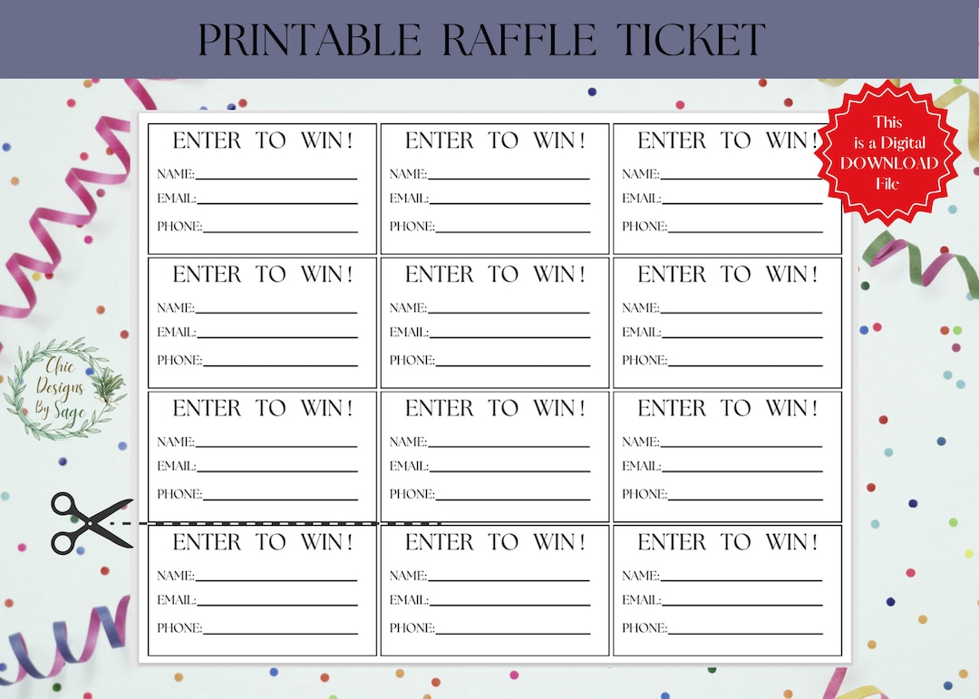 Printable Ticket Ticket Template Printables Event Ticket Printable Ticket Ticket Template Printables Event Ticket