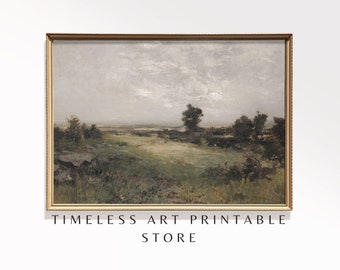Stampa vintage, Arte da parete vintage, Stampa artistica vintage, Arte da parete stampabile scaricabile, Pittura vintage, Stampa paesaggistica - N. 033