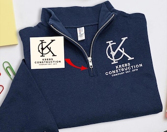 Custom Logo Sweatshirt, Personalized Company Logo Hoodie, Business Logo Pocket Outfit, Sports Team Logo Clothing, Custom Your Text Apparel