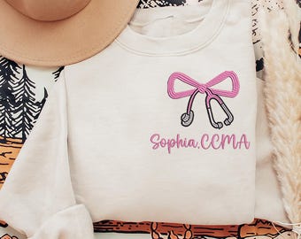 Personalized CCMA Sweatshirt, Certified Clinical Medical Assistant Assistant Sweat Gift, CCMA sweat, Gift Nurse Appreciation, Future CCMA