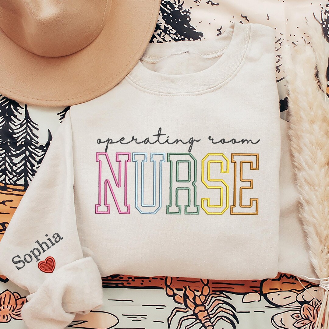 Nurse Operating Room Sweatshirt, Nurse Operating Room Sweater, Nurse OR ...