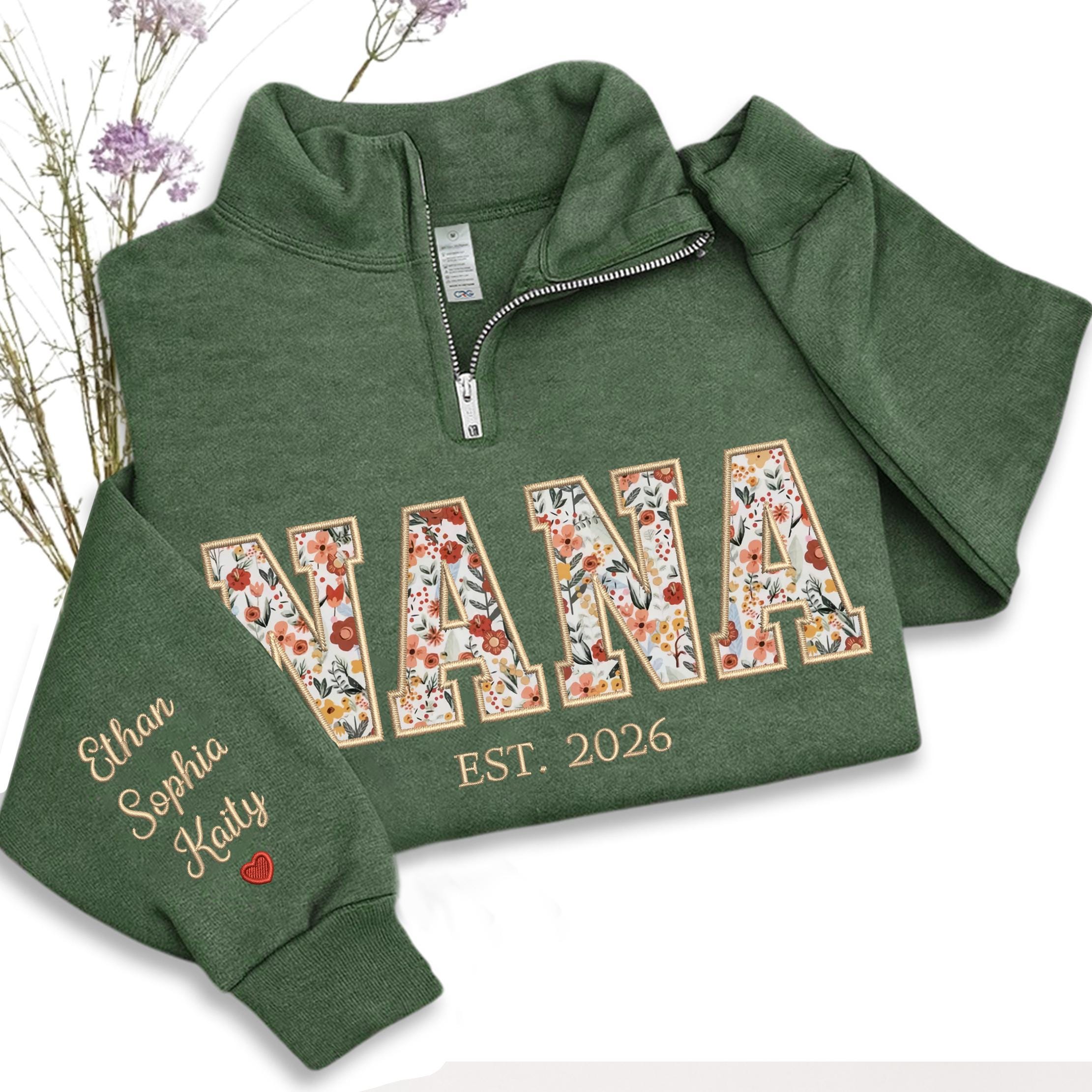 Floral Hoodie With Zipper - Etsy