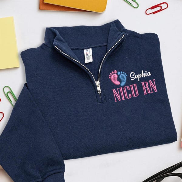 Custom NICU Nurse Sweatshirt, Neonatal Nurse Sweatshirt, NICU Nurse Name Sweater, New Nurse Gift, NICU Nurse Sweatshirt, Nurse Appreciation