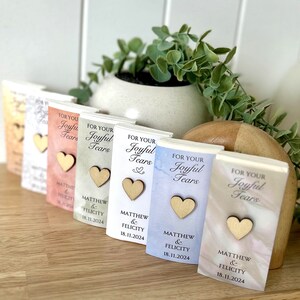 Wedding Tissues. Wedding Favour. Tissue Favor. Wedding Idea. Guest Gift Custom Tissue Holder. Personalised Wedding gift.