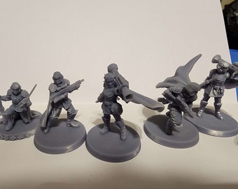 HELLDIVERS Miniaturen - 3D Gedruckte Harz Figuren