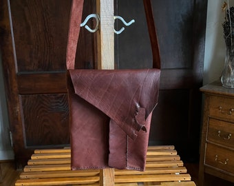 Cowhide Leather Purse, Handmade