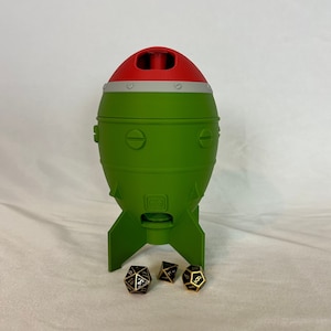 Mini Nuke Dice Tower, Fallout Mini Nuke inspired Dice Roller, Perfect Gift for any Fallout Lover