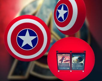 Captain America Shield MTG Deck Box: Commander & Standard Card Storage - Etsy Israel Captain America Shield MTG Deck Box: Commander & Standard Card Storage - Etsy Israel