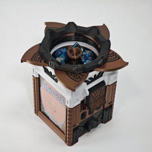 Würfelturm Deck Box Combo, Würfelschale, Würfelroller, MTG Kommandant Deck Box, Yugioh, Lorcana, One Piece TKG