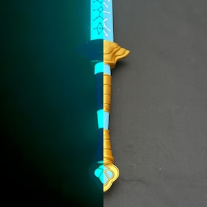 Kpop Demon Hunter Cosplay Sword Kit, Glow in the Dark, Rumi, Huntrix, Netflix Theme, Saja Boys, Prop Set, 44.5&quot; Long