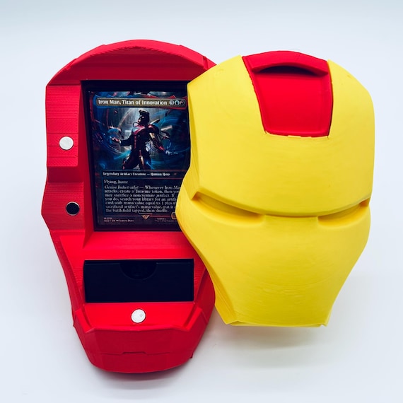 Iron Man MTG Deck Box, Marvel Commander Cards & Dice - Etsy
