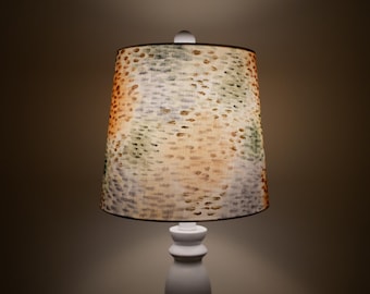 Painted Lampshade, Mood Lighting, Lampshade, Abstract Lampshade, Abstract Home Décor, Multicolor Lampshade, One of a Kind, Linen Lampshade