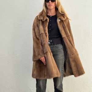 Demi Buff Mink Coat - Etsy