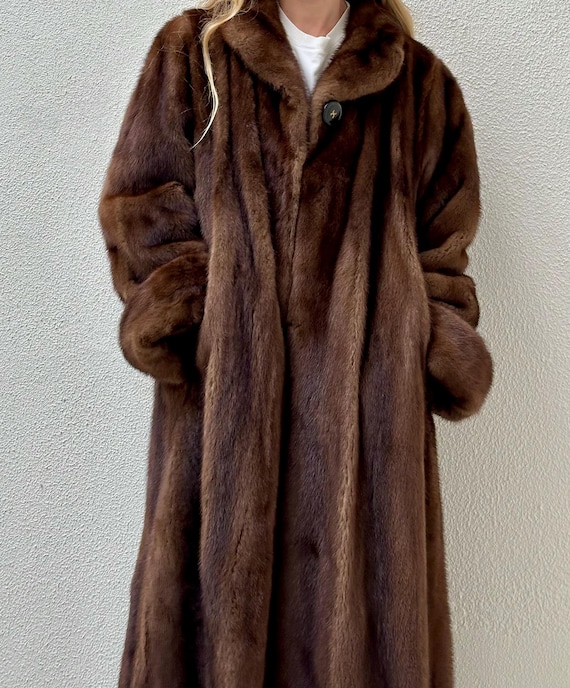 ジャケット・アウター SAGA MINK Shared Mink Fur Coat Size F Saga Mink Fur Coat – Minkas Furs