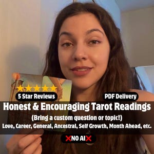 15 minuters ärlig tarotläsning • Kärlek, karriär, självutveckling Psykisk andlig vägledning (PDF-leverans)