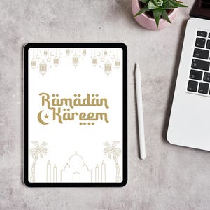 Anpassen Islamischer Planer | Ramadan, Koran, Salat Tracker | Fasten & Gebets-Tagebuch | Täglicher undatierter islamischer Wochenplaner für Ramadan 2025 Bild 3