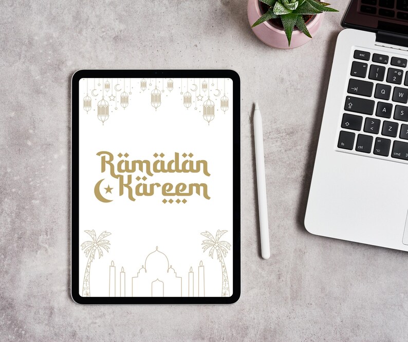 Anpassen Islamischer Planer | Ramadan, Koran, Salat Tracker | Fasten & Gebets-Tagebuch | Täglicher undatierter islamischer Wochenplaner für Ramadan 2025 Bild 3