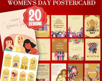 International Women's Day Gift, International Women's Day Card