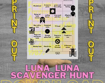Luna Luna (Forgotten Fantasy) Scavenger Hunt