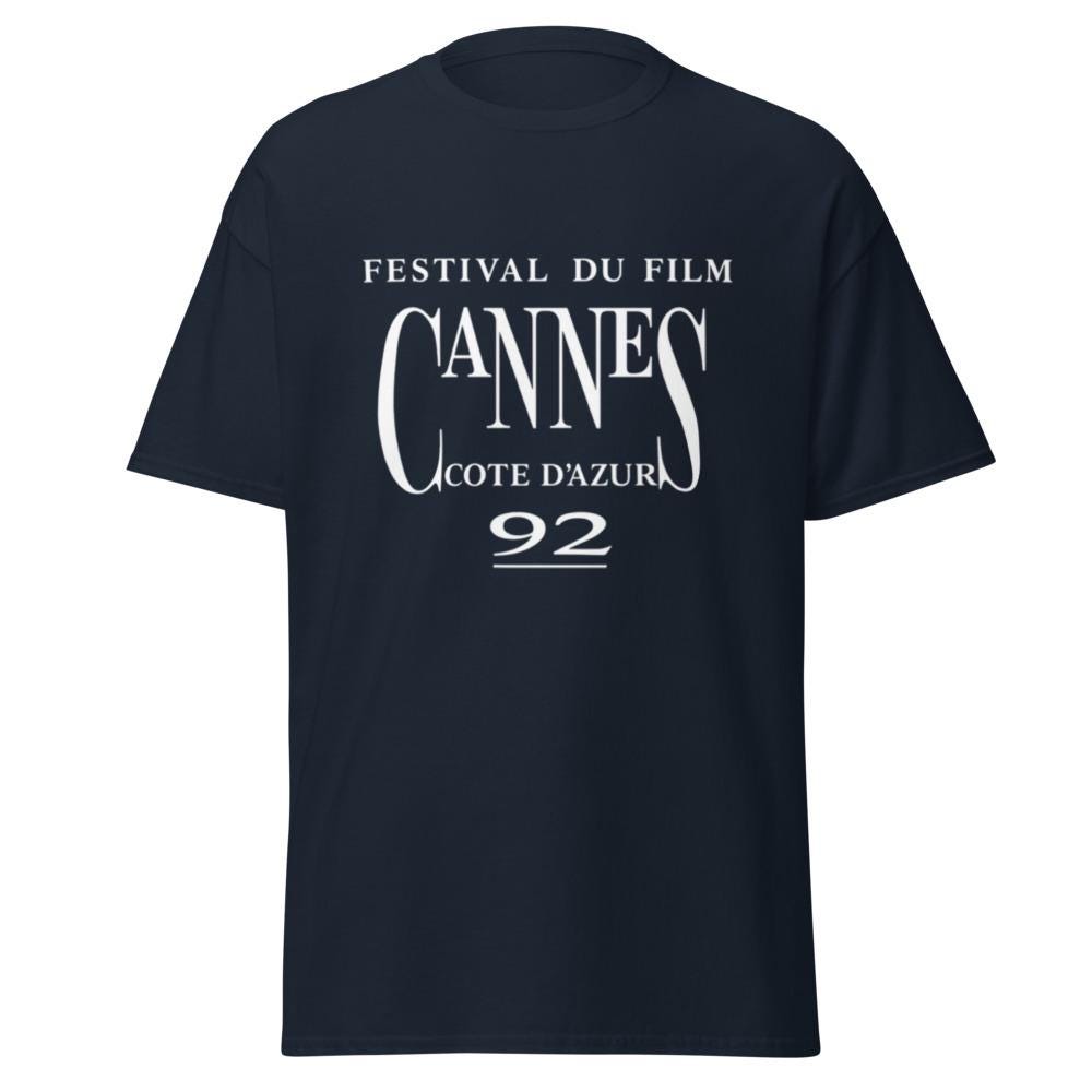 レトロカンヌ映画祭Tシャツ：ジョー・ペシ '92 デザイン - Etsy 日本