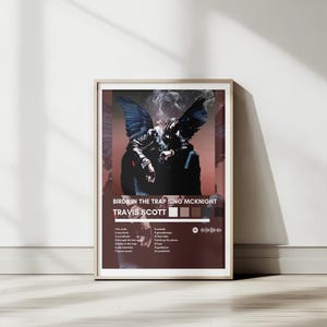 Travis Scott Birds in the Trap Sing McKnight Poster – Hip-Hop Wall Art – Printable Digital Album Decor
