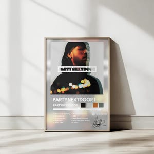 PARTYNEXTDOOR 1 Poster | Hip-Hop Album Art | R&B Music Print | Aesthetic Wall Decor | Gift for PARTYNEXTDOOR Fans