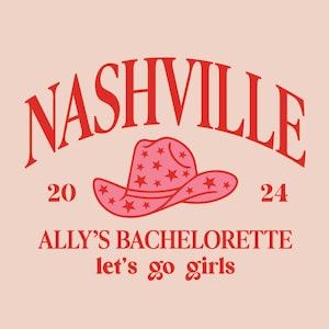 Rhinestone Cowgirl, Nashville Bachelorette Party, Custom Bach Party logo, Nashville Bach, Country Bachelorette, Rodeo Bachelorette