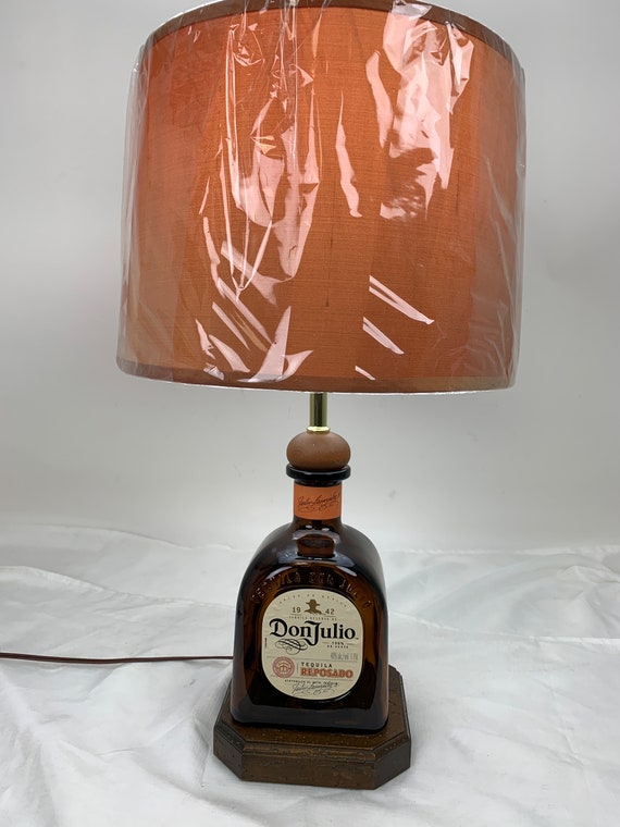 Handmade Don Julio, Reposado Tequila Bottle Lamp With Shade - Etsy