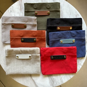 Canvas Card Pouch