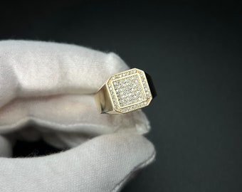 10K Double Row Diamond Ring (0.60 Carats VS Diamonds)