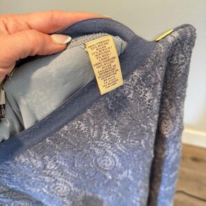 Free People Blå Paisley Spets Midikjol Skimrande Flerskiktad Boho Medium bild 7